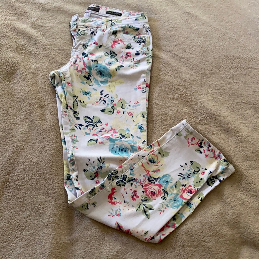Floral Jeans